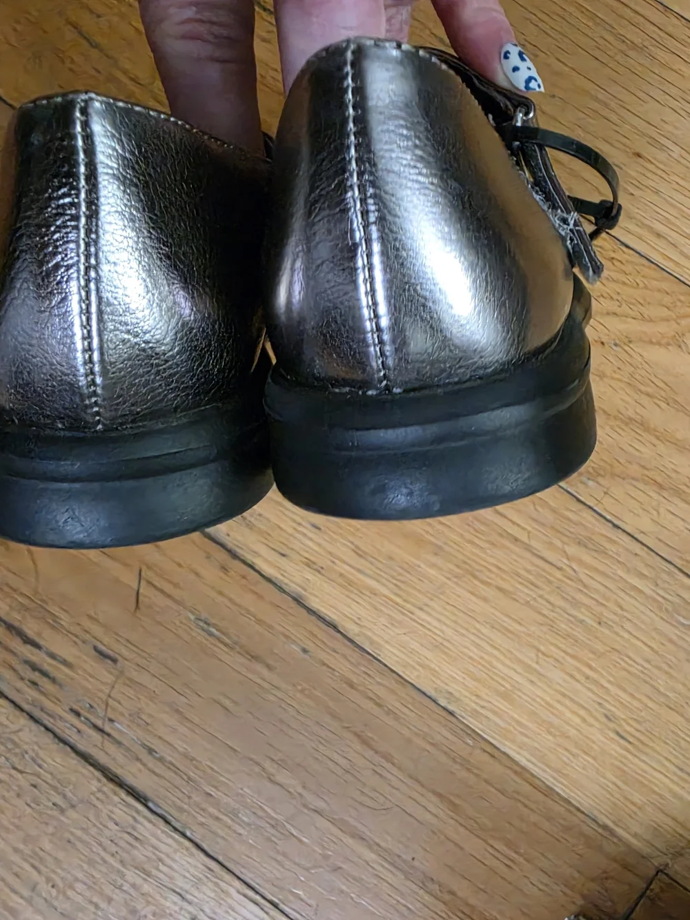 Steve Madden Girls SILVER Mary Jane Shoes